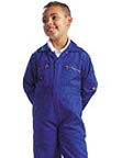 enfant en bleu de travail