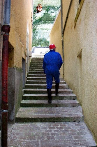 la vie en bleu de travail