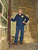 tourisme en costume bleu de travail